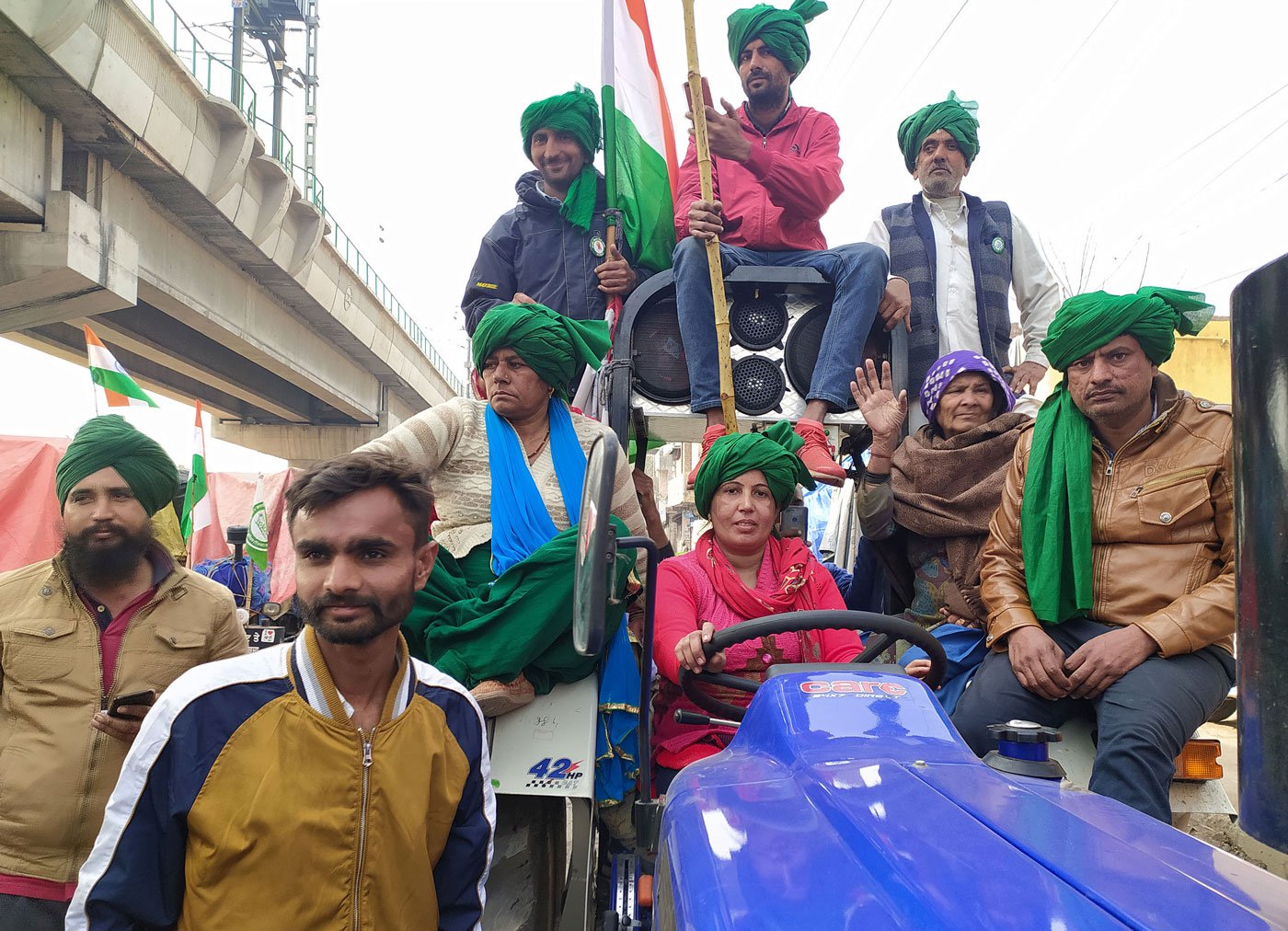 Tens of thousands off tractors are lining up at the Tikri border in time for the tractor rally on January 26. Women farmers will be leading, and all the details are being carefully worked out