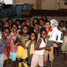 Group of smiling children