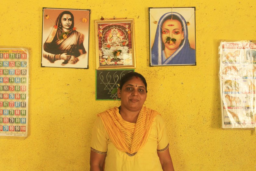 Left: Asha Bhoye: 'But who is counting the trees that were cut earlier?' 