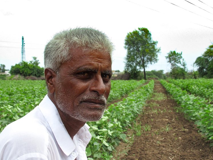 Shivaji Chavhal in his nephews farm