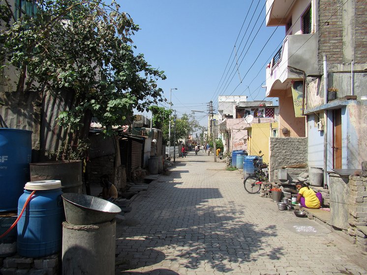 India Nagar Colony in Latur town