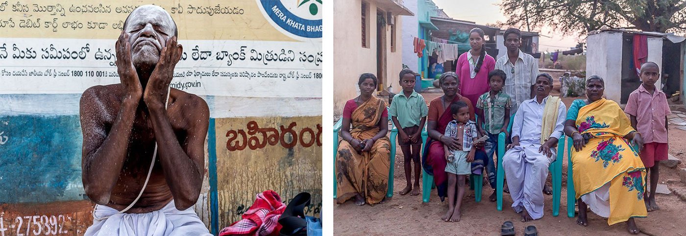 M. Anjanamma and family