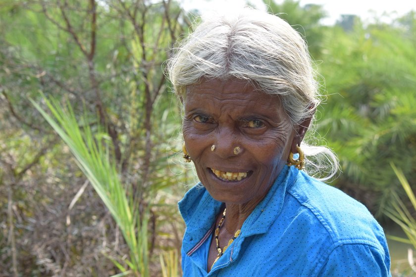 The baskets Ramulamma (left), Ramulu (right) and others make are mainly used at large gatherings like weddings to keep cooked rice and other edible items. From March 15, the Telangana government imposed a ban on such events

