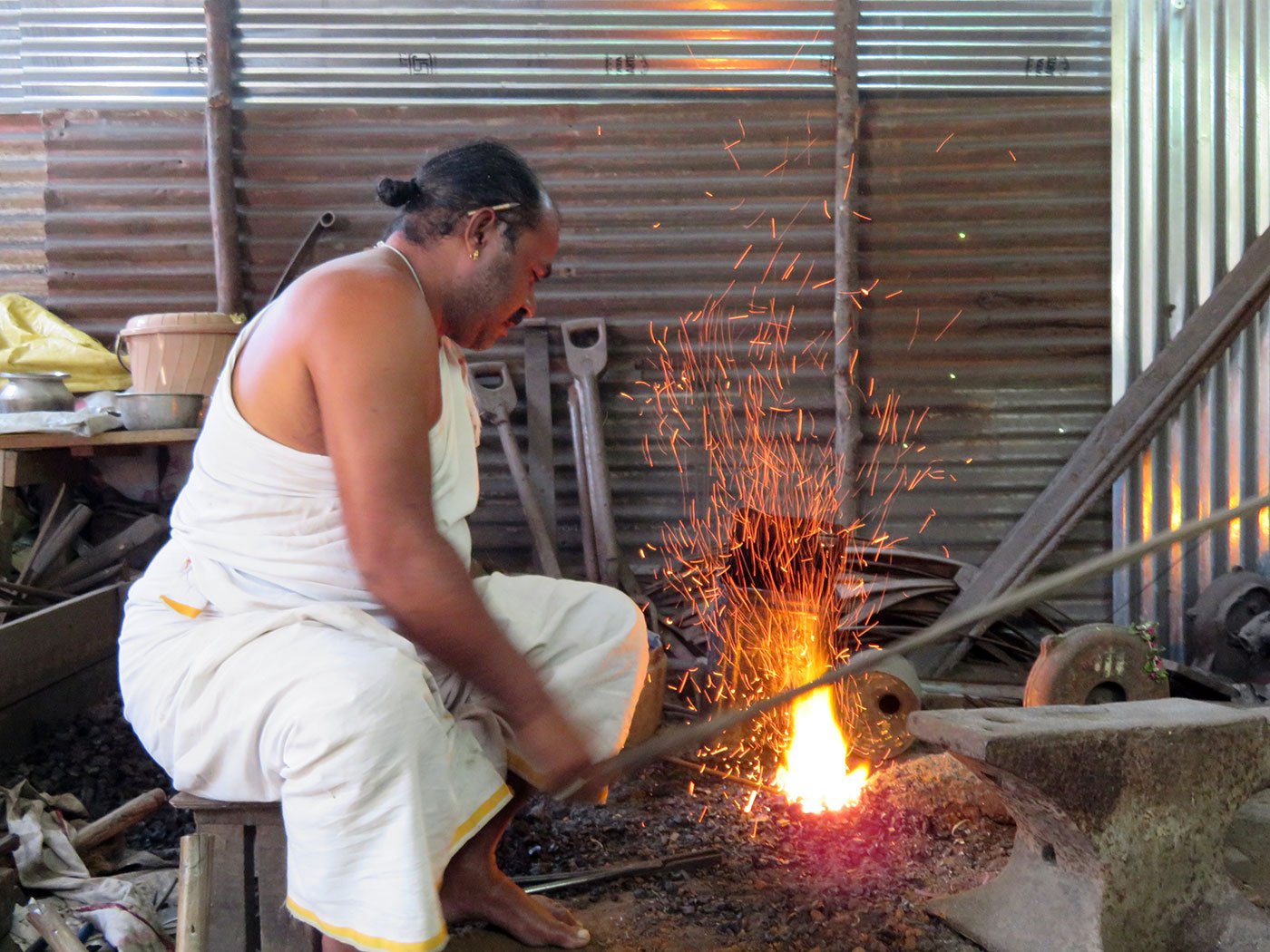 N. Mohana Rangan at work