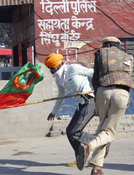 What was the manner and method of persuasion? By denying them entry to the capital city to explain their grievances? By blocking them with trenches and barbed wire? By hitting them with water cannons?