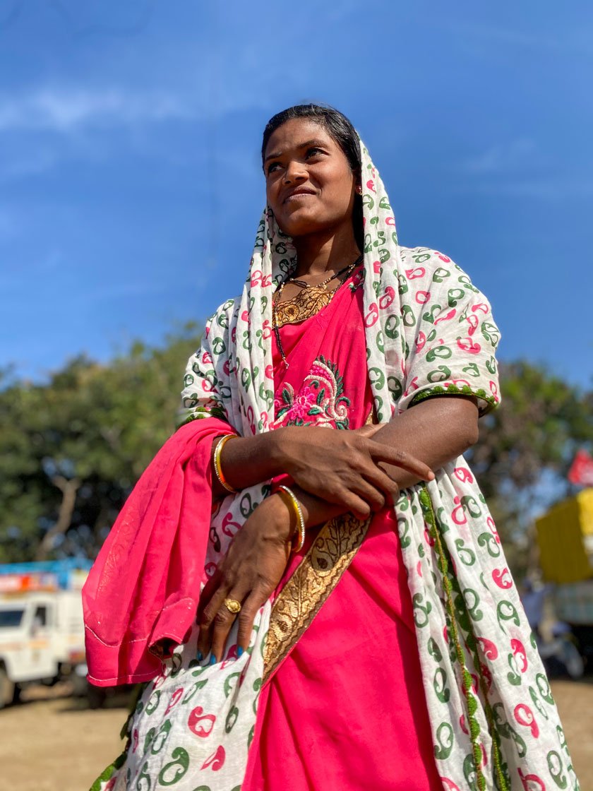 “I am tired of carrying water pots across two kilometres every day. We want water for our children and our land,” says Geeta Gangorde, an Adivasi labourer from Maharashtra’s Dhule district. Mohanabai Deshmukh, who is in her 60s, adds, “We are here today for water. I hope the government listens to us and does something for our village.”

