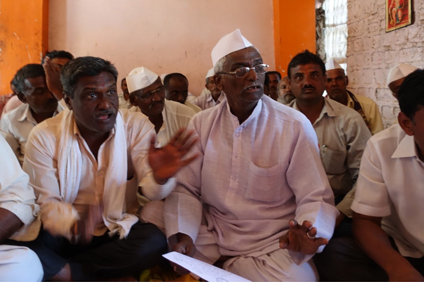 In Nagur village, agitated farmers explain that the loan amounts have been inflated