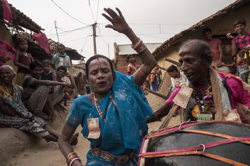 Charubala performing in public