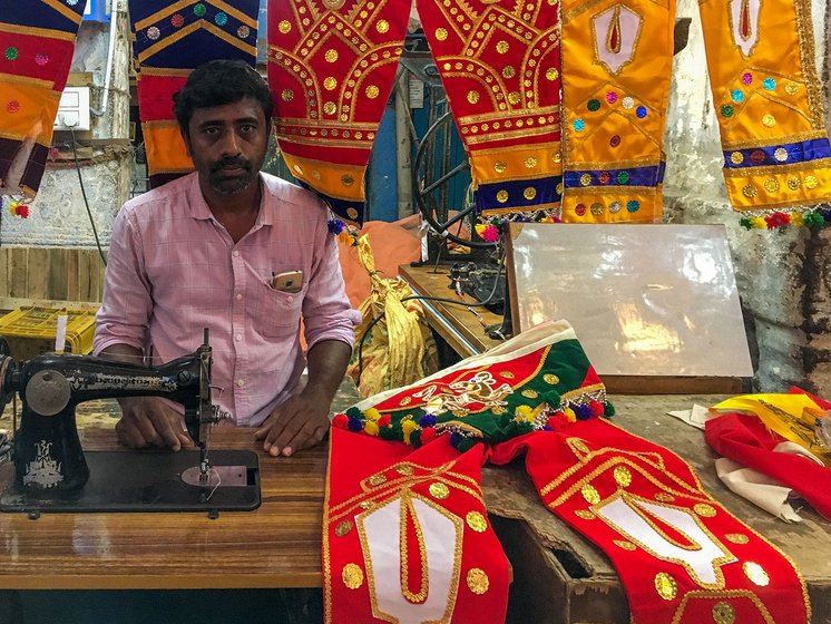 Mubarak Ali at his shop