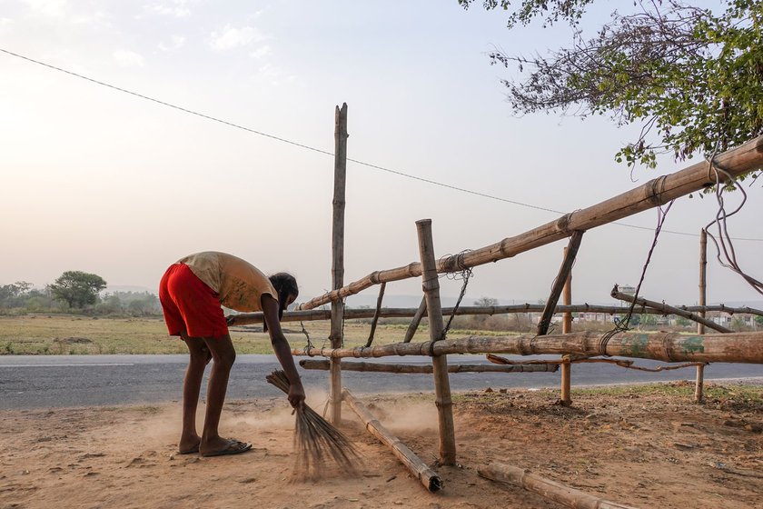 No matter what, Kiran has to clean the house and cow shed by 6:30 every morning and get to school by 7 a.m.