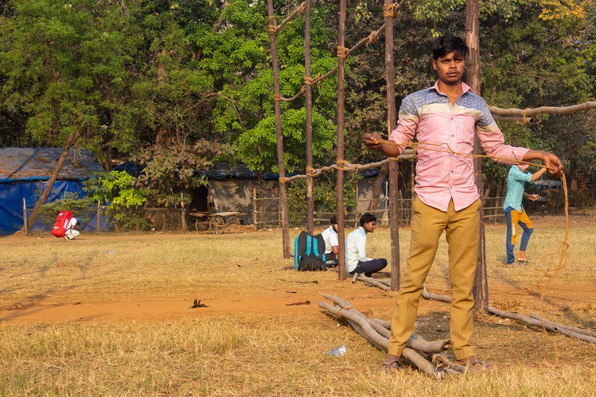 'I won’t be joining the protest,' says Santraman (left). Brijesh adds: 'We don’t get any time away from work'