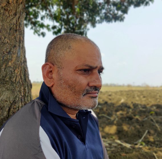 Left: Bilal Tamboli (in yellow shirt) and his group of volunteers conduct funerals of unclaimed bodies. Centre and right: Dipali and Arvind Yadav say there was no time to grieve when Arvind's parents died