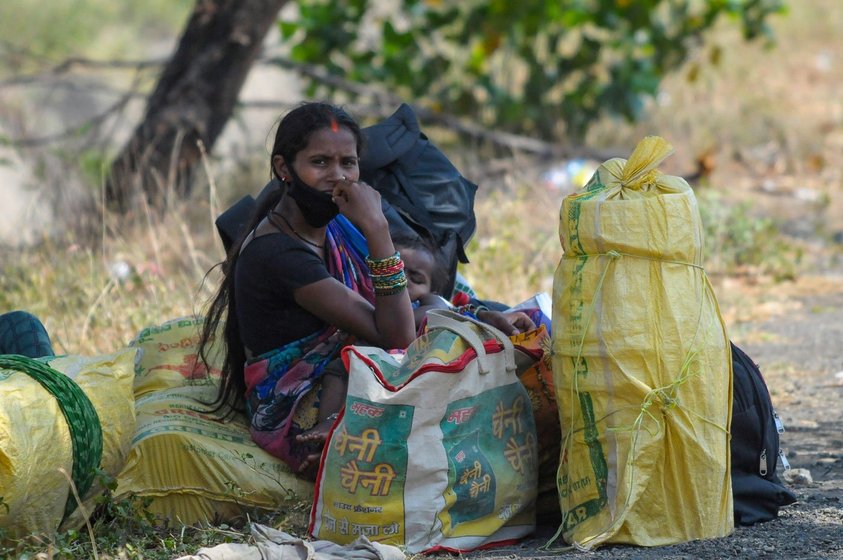 Left: Domestic violence was always ‘normal’ in millions of Indian households. Such violence has risen but is even more severely under-reported in lockdown conditions. Right: The normal was a media industry that fr decades didn’t give a damn for the migrants whose movements they were mesmerised by after March 25