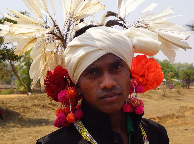 A person in a traditional attire