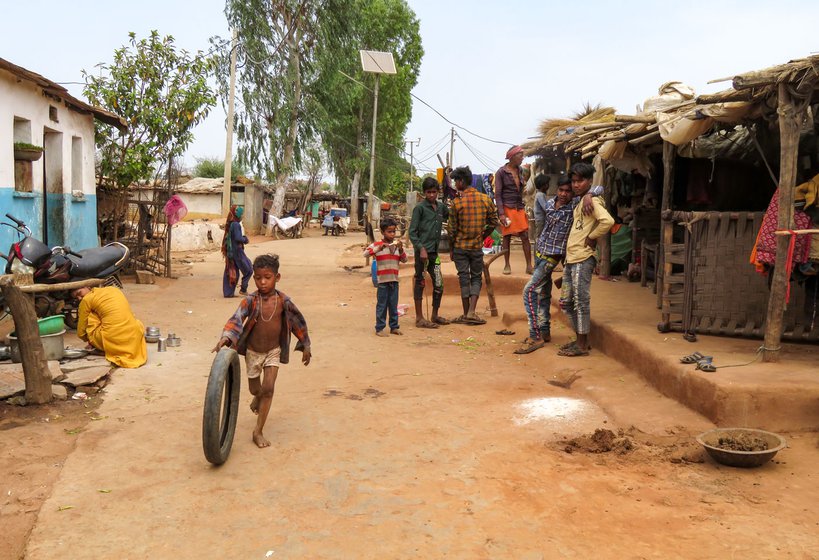 Bagcha is a village of Sahariya Adivasis, listed as a Particularly Vulnerable Tribal Group in Madhya Pradesh. Most of them live in mud and brick houses