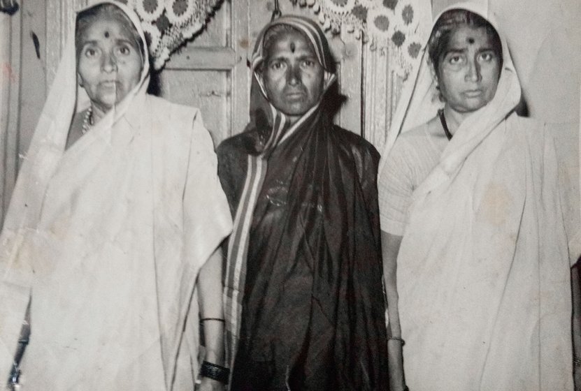 Hausabai and her father Nana Patil