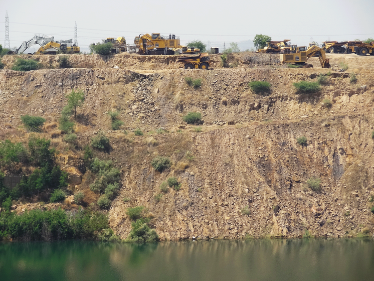 An abandoned coal mine
