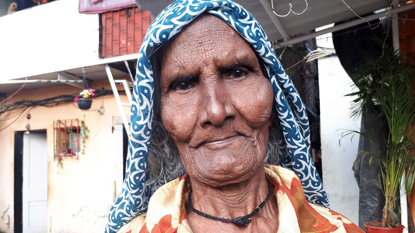 Close up of Bhateri Devi 