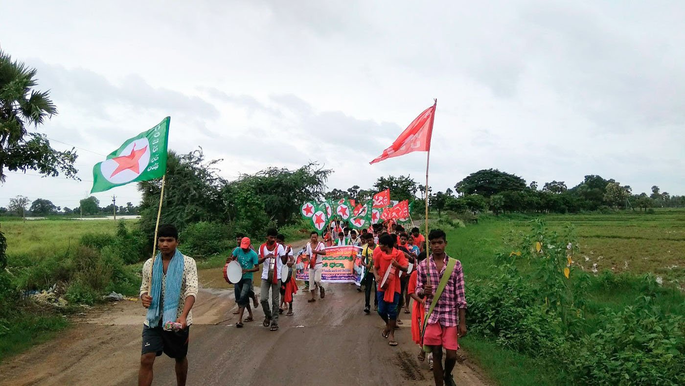 Farmers' March in Eluru