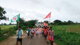 বঞ্চনার বিরুদ্ধে মুখর পোলাভরমের প্রতিবাদী মানুষ