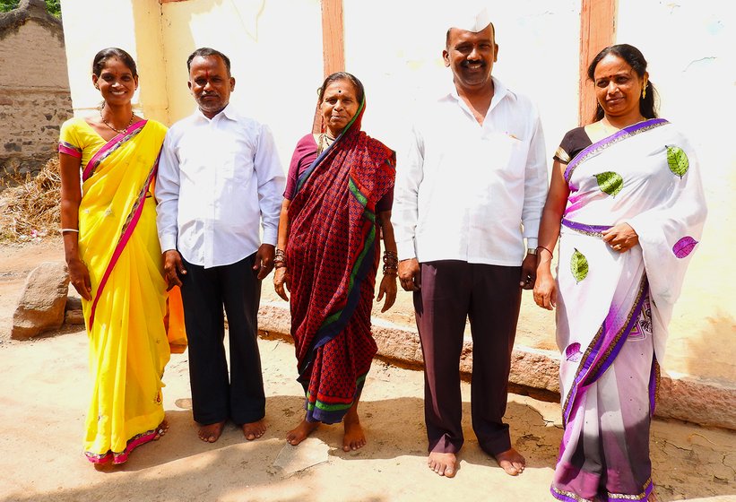 The late Dhondabai Gadhave's family members 