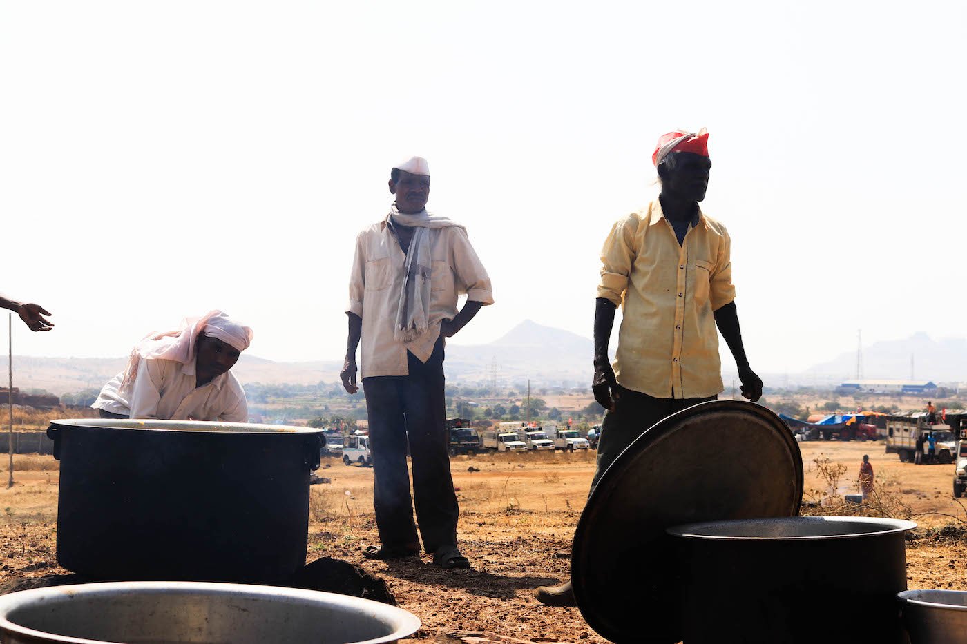 Big utensils, farmers 