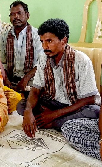 Sanitation worker in a meeting