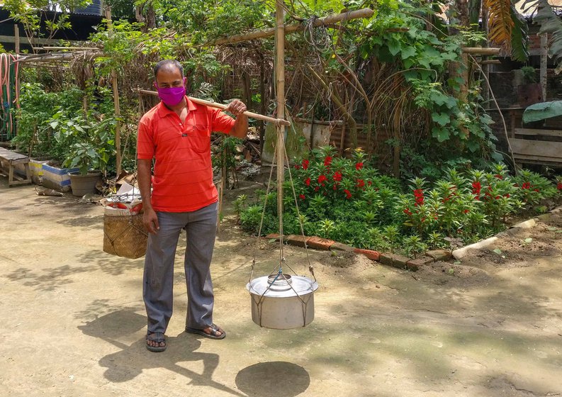 'I walk to nearby villages to sell, sometimes I walk 20-25 kilometres with a load of about 20-25 kilos of sweets'